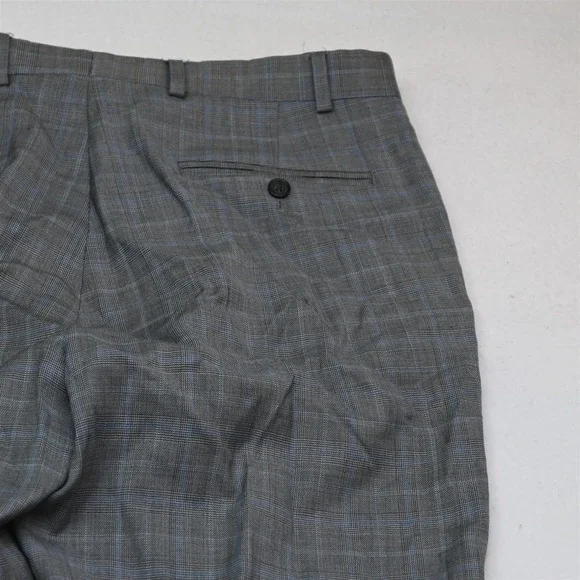 Brooks Brothers 38R 32x34 Gray Glenn Check 100% Wool Explorer Fitzgerald Suit